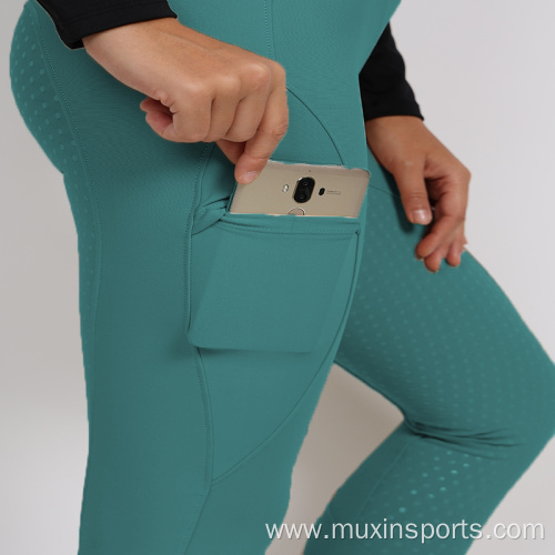 Full Seat Silicone Woman Equestrian Riding Breeches